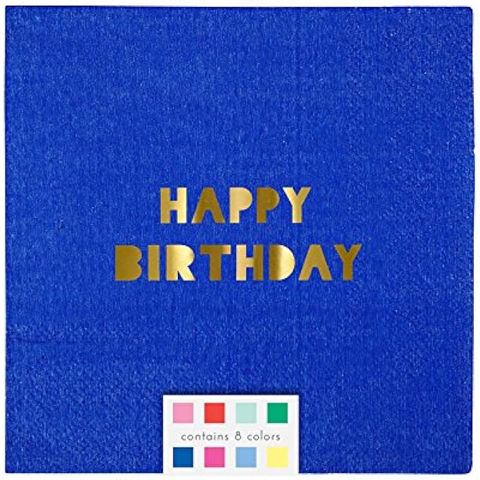 HAPPY BIRTHDAY SMALL NAPKINS - Image 1
